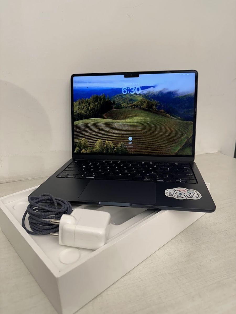 The same MacBook Air working normally after board-level repair in Bangalore